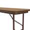 Correll CF Melamine Folding Tables 18x48 Medium Oak CF1848M-06 - alternate 3